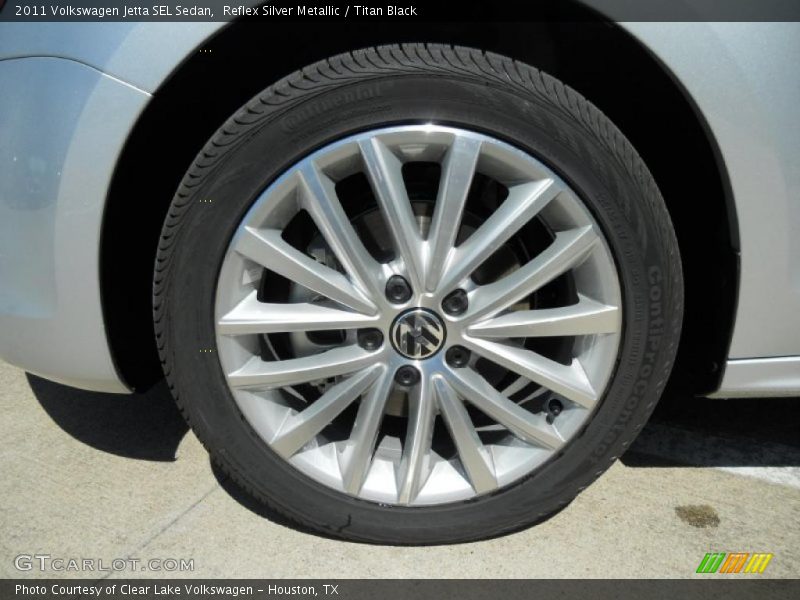 Reflex Silver Metallic / Titan Black 2011 Volkswagen Jetta SEL Sedan
