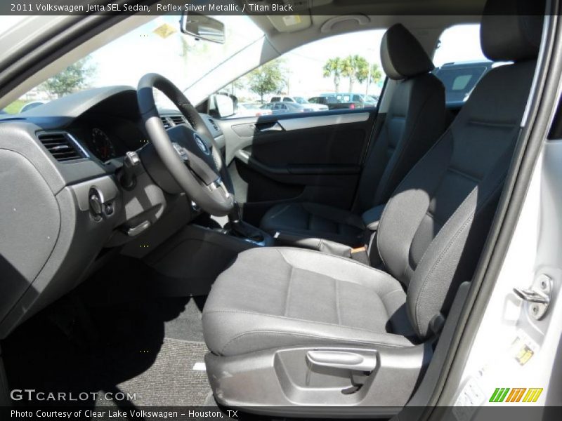 Reflex Silver Metallic / Titan Black 2011 Volkswagen Jetta SEL Sedan