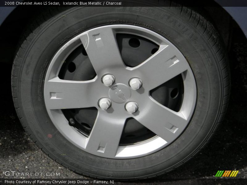 Icelandic Blue Metallic / Charcoal 2008 Chevrolet Aveo LS Sedan
