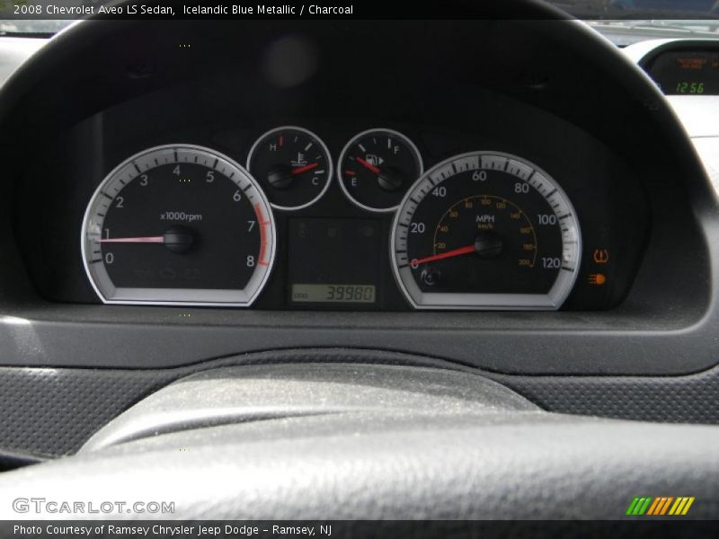 Icelandic Blue Metallic / Charcoal 2008 Chevrolet Aveo LS Sedan