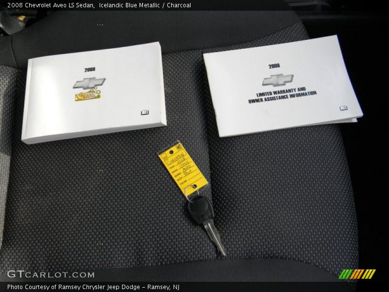 Icelandic Blue Metallic / Charcoal 2008 Chevrolet Aveo LS Sedan