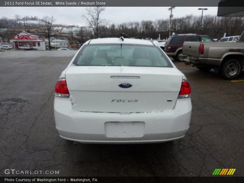White Suede / Medium Stone 2011 Ford Focus SE Sedan