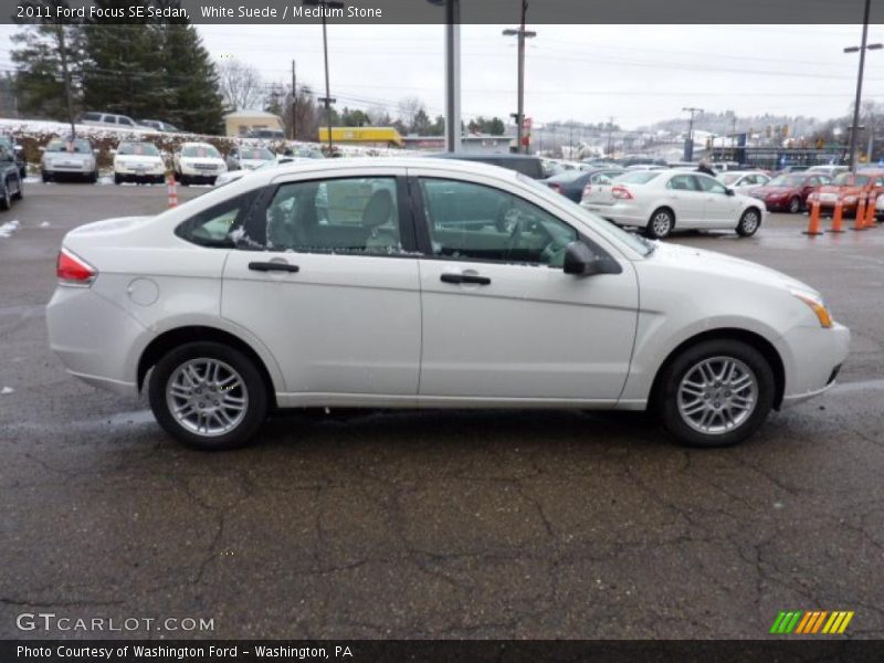 White Suede / Medium Stone 2011 Ford Focus SE Sedan