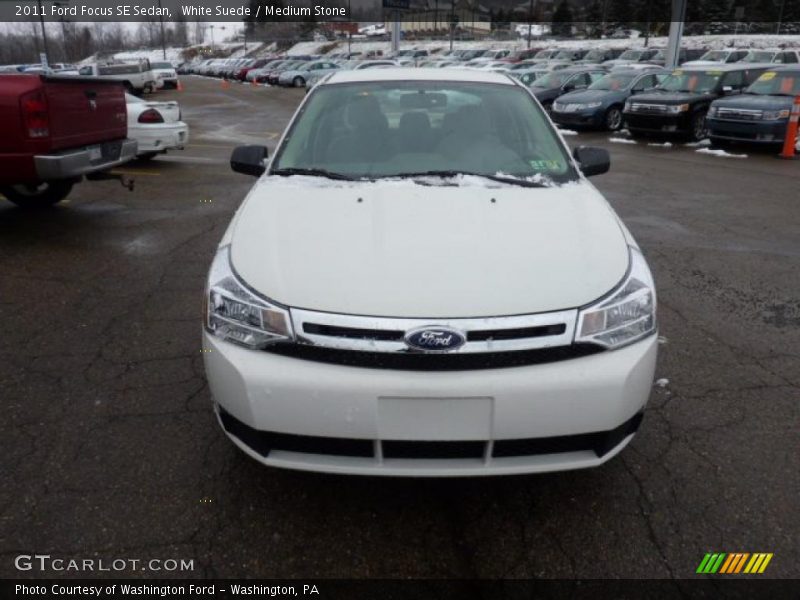 White Suede / Medium Stone 2011 Ford Focus SE Sedan