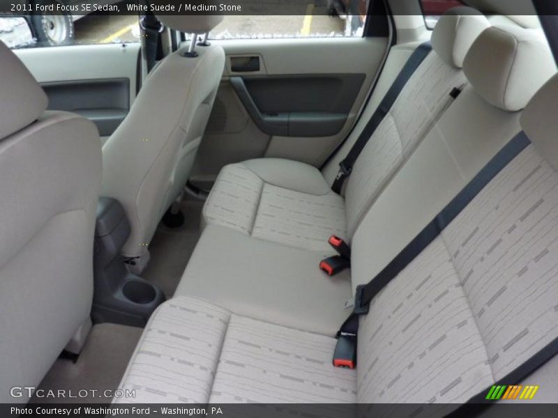 White Suede / Medium Stone 2011 Ford Focus SE Sedan