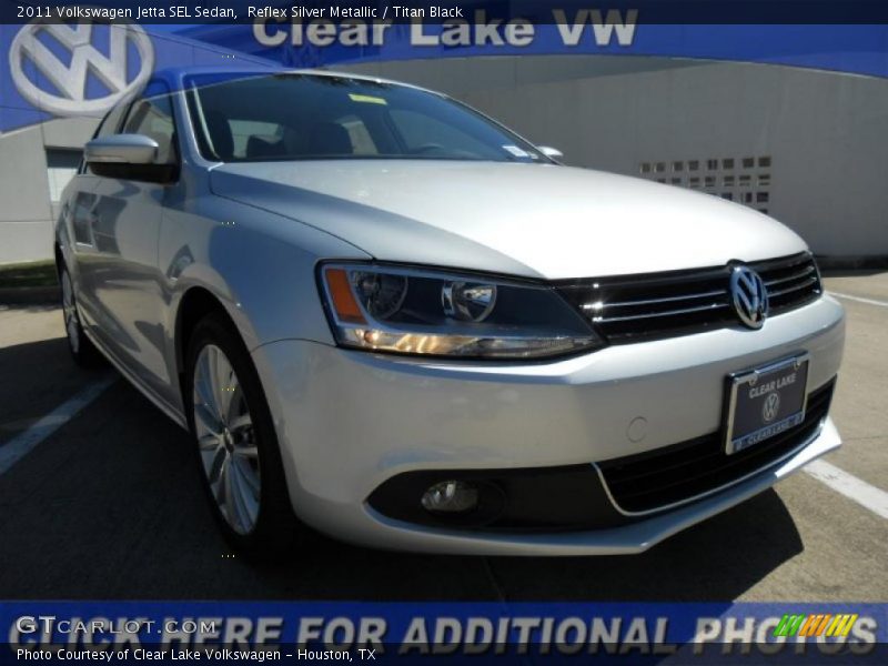 Reflex Silver Metallic / Titan Black 2011 Volkswagen Jetta SEL Sedan