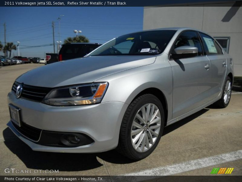 Reflex Silver Metallic / Titan Black 2011 Volkswagen Jetta SEL Sedan