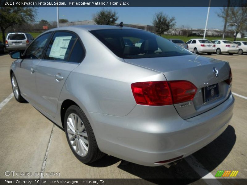 Reflex Silver Metallic / Titan Black 2011 Volkswagen Jetta SEL Sedan