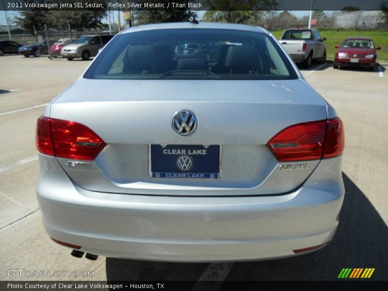Reflex Silver Metallic / Titan Black 2011 Volkswagen Jetta SEL Sedan