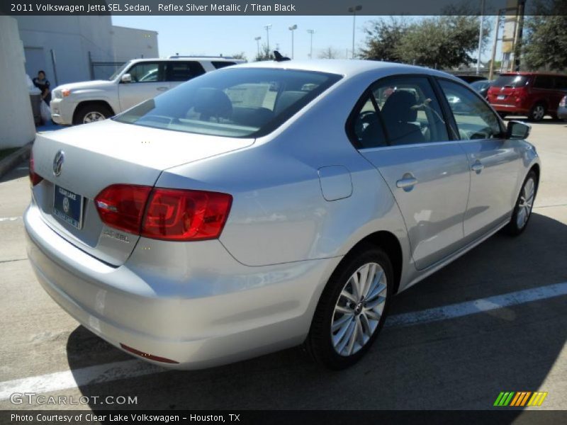Reflex Silver Metallic / Titan Black 2011 Volkswagen Jetta SEL Sedan