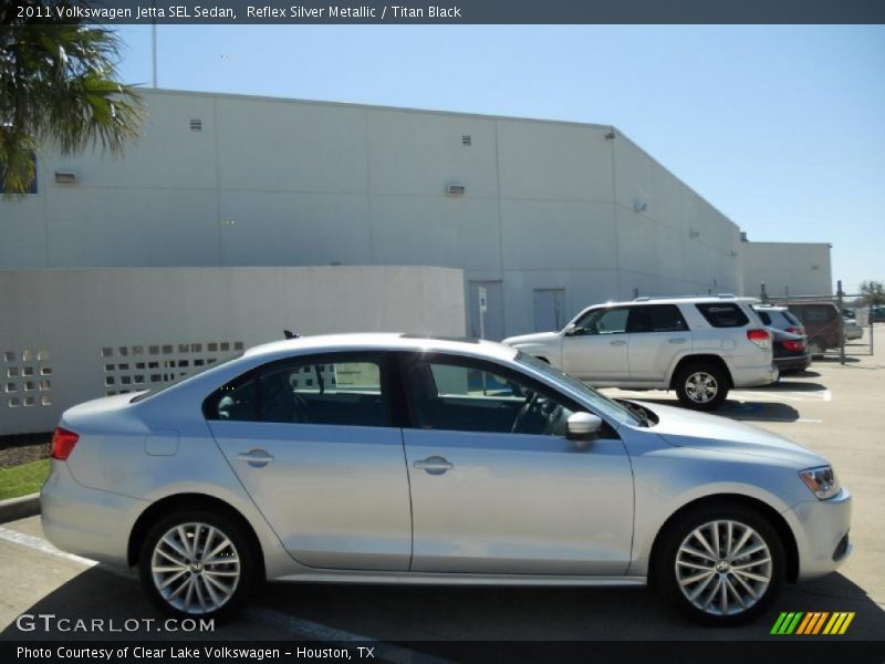 Reflex Silver Metallic / Titan Black 2011 Volkswagen Jetta SEL Sedan