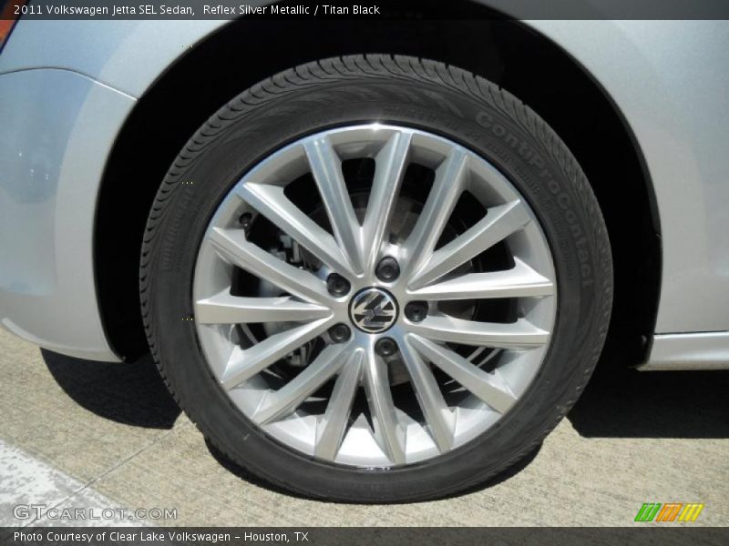 Reflex Silver Metallic / Titan Black 2011 Volkswagen Jetta SEL Sedan