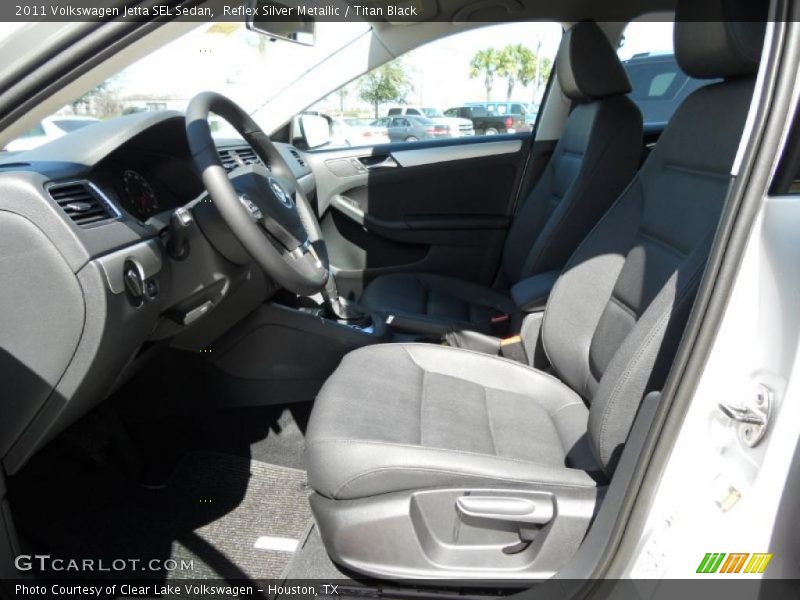 Reflex Silver Metallic / Titan Black 2011 Volkswagen Jetta SEL Sedan