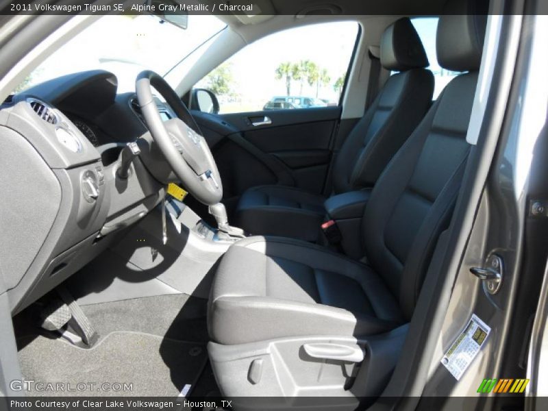  2011 Tiguan SE Charcoal Interior