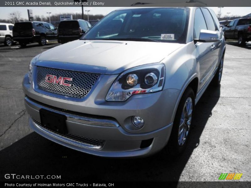 Quicksilver Metallic / Ebony 2011 GMC Acadia Denali