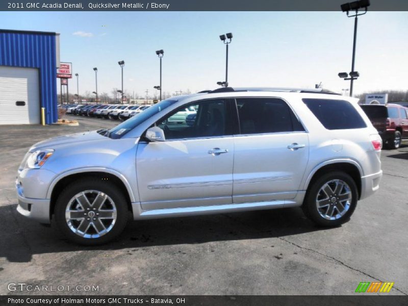 Quicksilver Metallic / Ebony 2011 GMC Acadia Denali