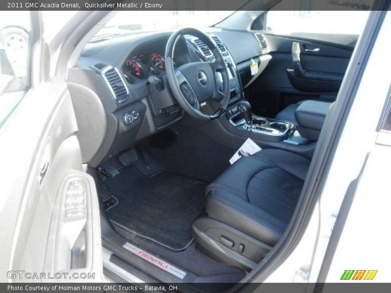Quicksilver Metallic / Ebony 2011 GMC Acadia Denali