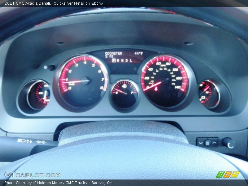 Quicksilver Metallic / Ebony 2011 GMC Acadia Denali