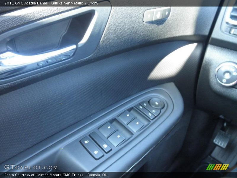 Quicksilver Metallic / Ebony 2011 GMC Acadia Denali
