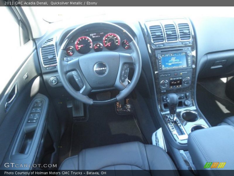 Quicksilver Metallic / Ebony 2011 GMC Acadia Denali