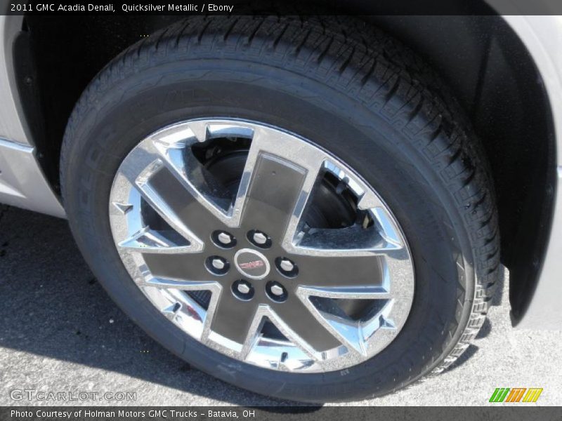 Quicksilver Metallic / Ebony 2011 GMC Acadia Denali