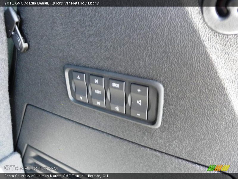 Quicksilver Metallic / Ebony 2011 GMC Acadia Denali