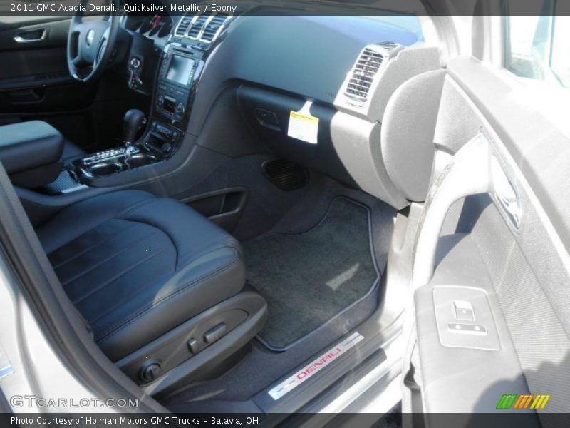 Quicksilver Metallic / Ebony 2011 GMC Acadia Denali