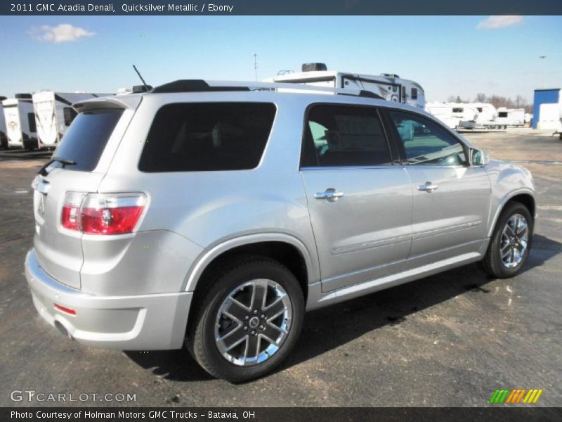 Quicksilver Metallic / Ebony 2011 GMC Acadia Denali