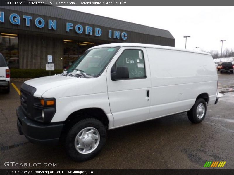Oxford White / Medium Flint 2011 Ford E Series Van E150 Commercial