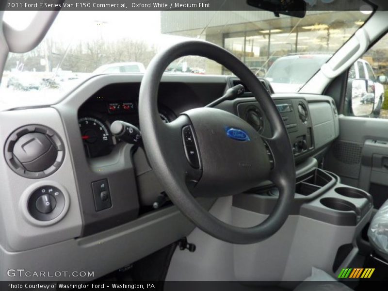 Oxford White / Medium Flint 2011 Ford E Series Van E150 Commercial