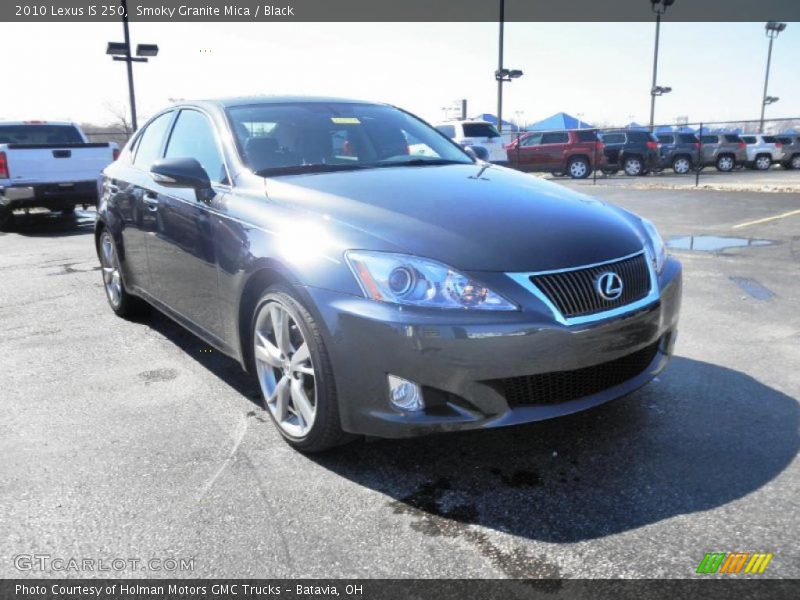 Smoky Granite Mica / Black 2010 Lexus IS 250