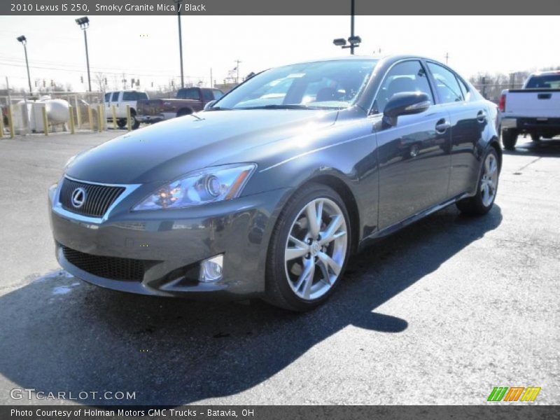 Smoky Granite Mica / Black 2010 Lexus IS 250