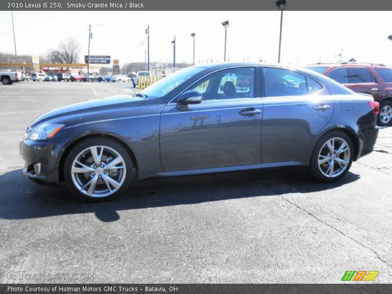 Smoky Granite Mica / Black 2010 Lexus IS 250
