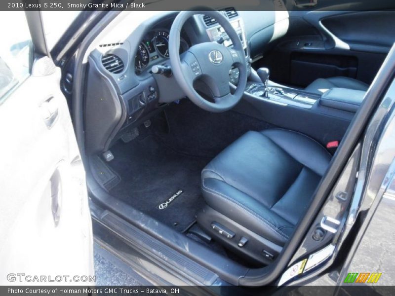 Smoky Granite Mica / Black 2010 Lexus IS 250