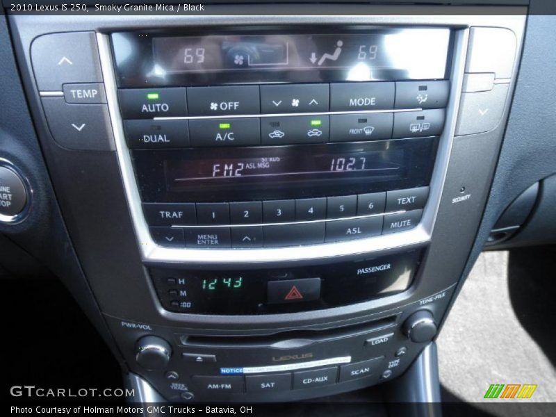 Smoky Granite Mica / Black 2010 Lexus IS 250