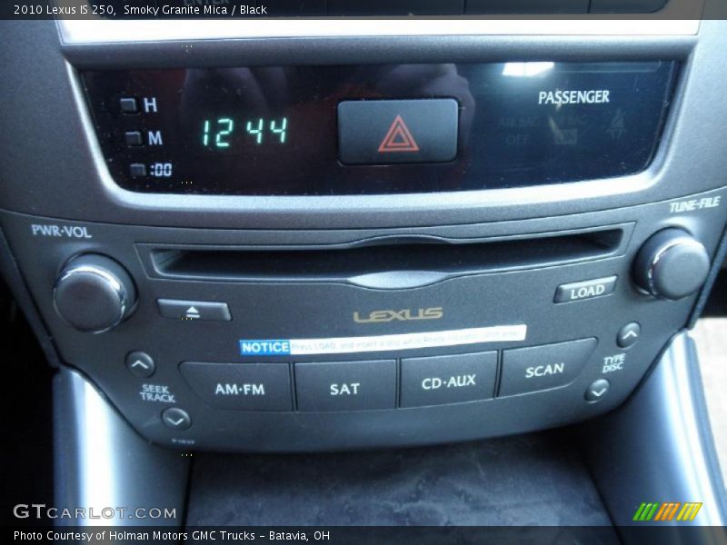 Smoky Granite Mica / Black 2010 Lexus IS 250