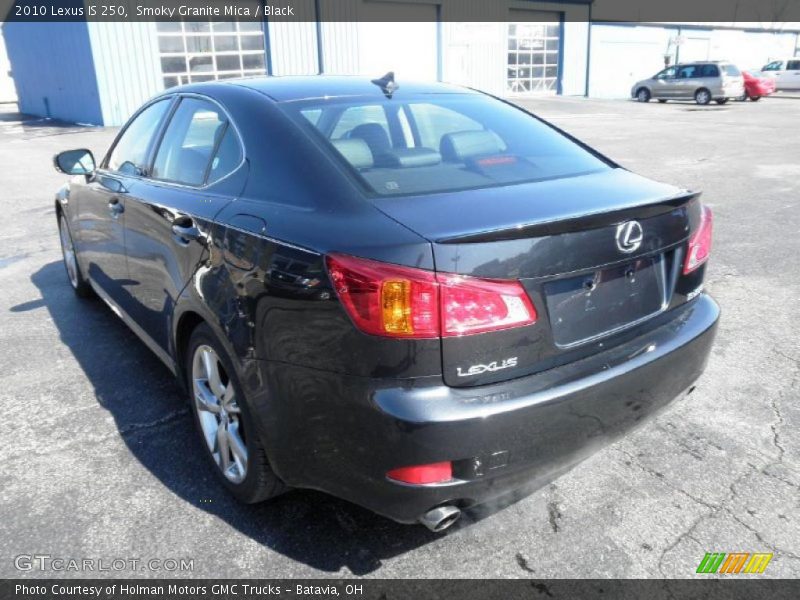 Smoky Granite Mica / Black 2010 Lexus IS 250