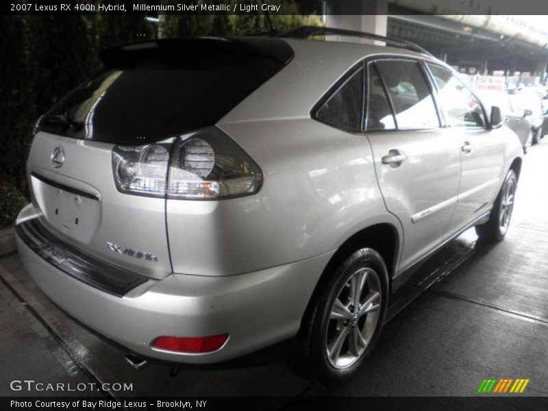 Millennium Silver Metallic / Light Gray 2007 Lexus RX 400h Hybrid