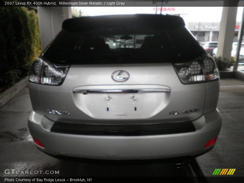Millennium Silver Metallic / Light Gray 2007 Lexus RX 400h Hybrid