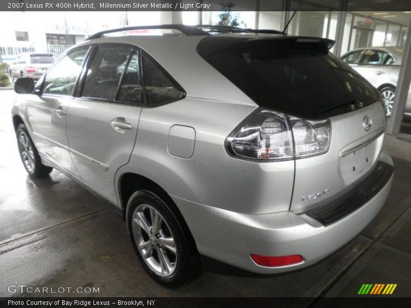 Millennium Silver Metallic / Light Gray 2007 Lexus RX 400h Hybrid