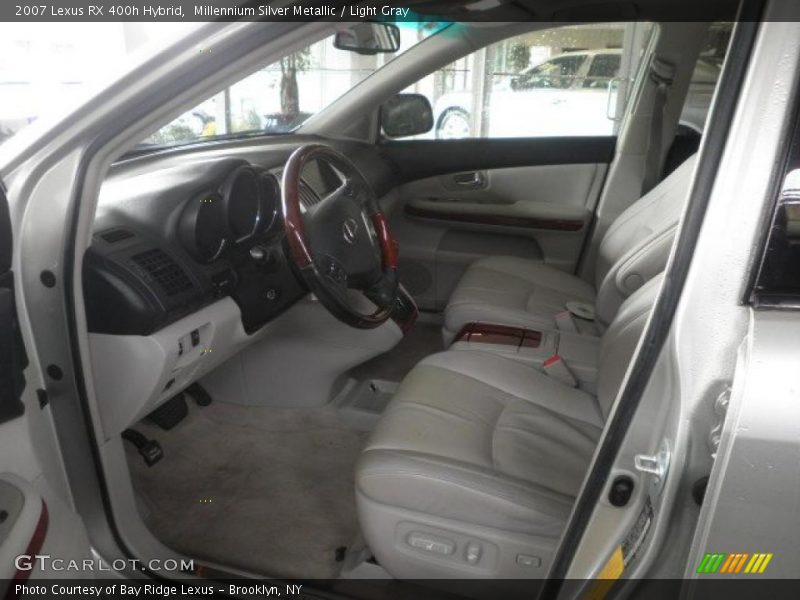  2007 RX 400h Hybrid Light Gray Interior
