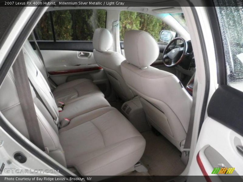 Millennium Silver Metallic / Light Gray 2007 Lexus RX 400h Hybrid