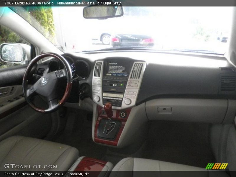 Millennium Silver Metallic / Light Gray 2007 Lexus RX 400h Hybrid