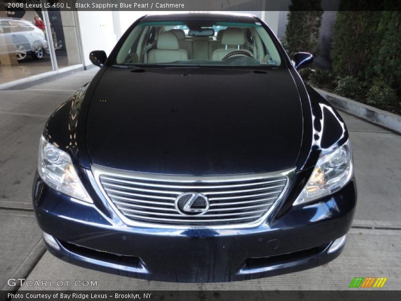 Black Sapphire Blue Pearl / Cashmere 2008 Lexus LS 460 L