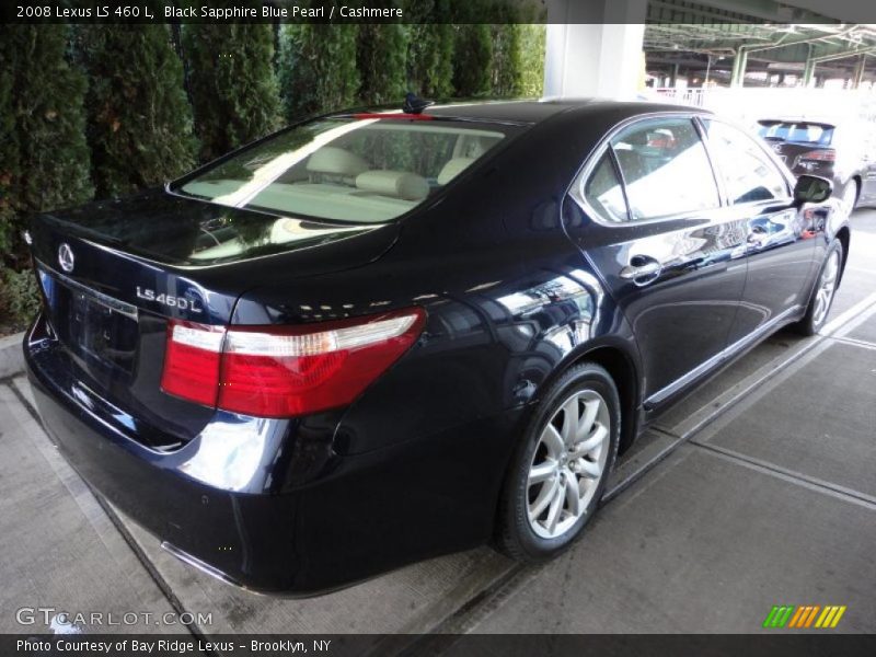 Black Sapphire Blue Pearl / Cashmere 2008 Lexus LS 460 L
