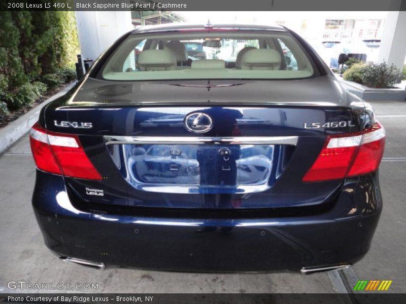 Black Sapphire Blue Pearl / Cashmere 2008 Lexus LS 460 L