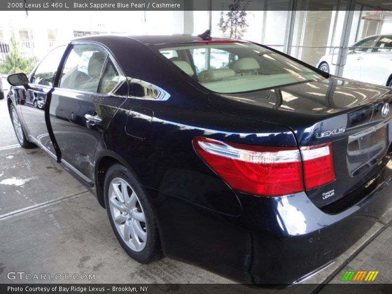 Black Sapphire Blue Pearl / Cashmere 2008 Lexus LS 460 L
