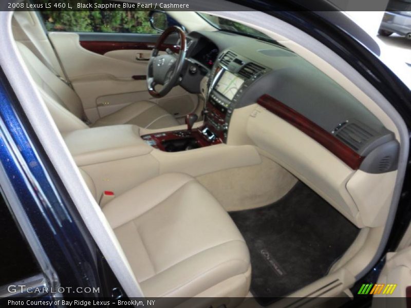 Black Sapphire Blue Pearl / Cashmere 2008 Lexus LS 460 L