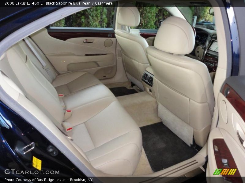 Black Sapphire Blue Pearl / Cashmere 2008 Lexus LS 460 L