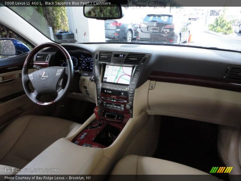 Black Sapphire Blue Pearl / Cashmere 2008 Lexus LS 460 L